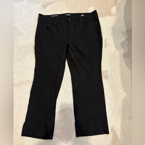 NYDJ Marilyn Straight Black Pants size 14P